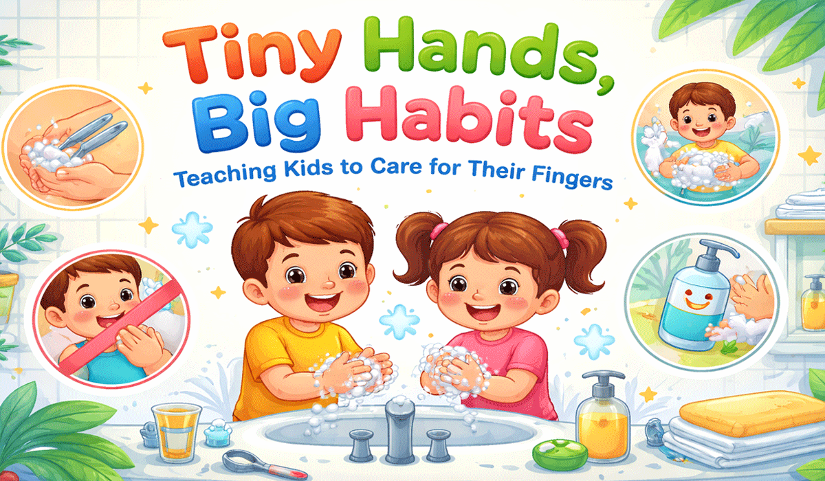 Tiny Hands, Big Habits Teaching Kids to Care for Their Fingers