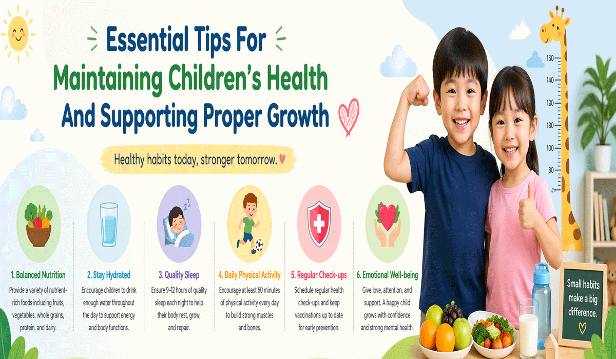 Essential Tips For Maintaining Children’s Health And Supporting Proper Growth